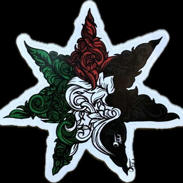 Sticker - Floral Palestine Thumbnail